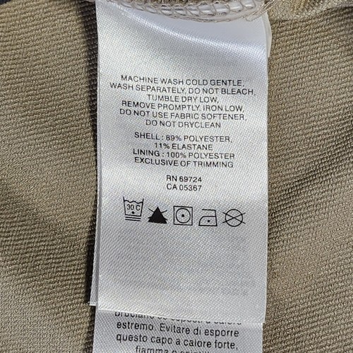 Columbia Tolmie Butte Jacket Mens Extra Large Beige Hiking Utility Military Snap - Picture 4 of 10