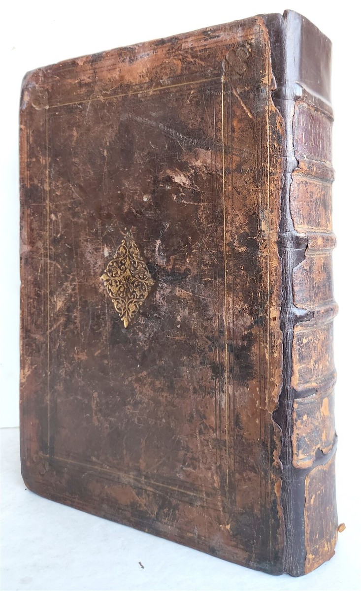 1593 BIBLE in LATIN antique LONDON ROBERT BARKER Old & New