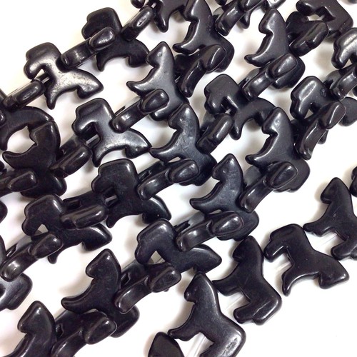 Howlite Zuni Horse Bead Magnesite Turquoise Loose Beads 24pcs Horse Pendant 15" - Picture 7 of 94