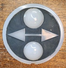 Rare Early Original Jefferson Arrow Light Glass Lens 4 38 Rare Early Original Jefferson Arrow Light Glass Lens 4 38