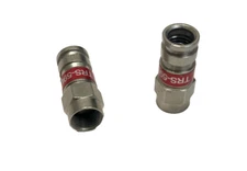 BRASS Coaxial RG59 Compression Video cable Connector Fittings PCT TRS-59LMG 50pc