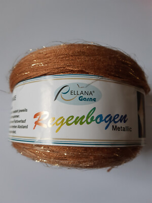 Rellana Regenbogen Bobbel Metallic  200g Farbe 118
