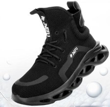 Arbeitsstiefel Unzerstörbar Sicherheitsschuhe Herren Damen Stahlkappe Turnschuhe