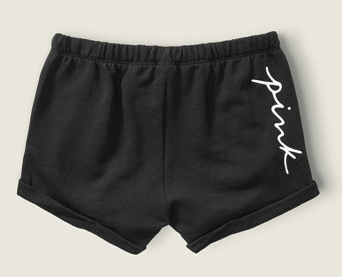 VICTORIA'S SECRET PINK LOGO BOYFRIEND HERITAGE FLEECE SHORTS XS S M L XL XXL NWT - Picture 45 of 66