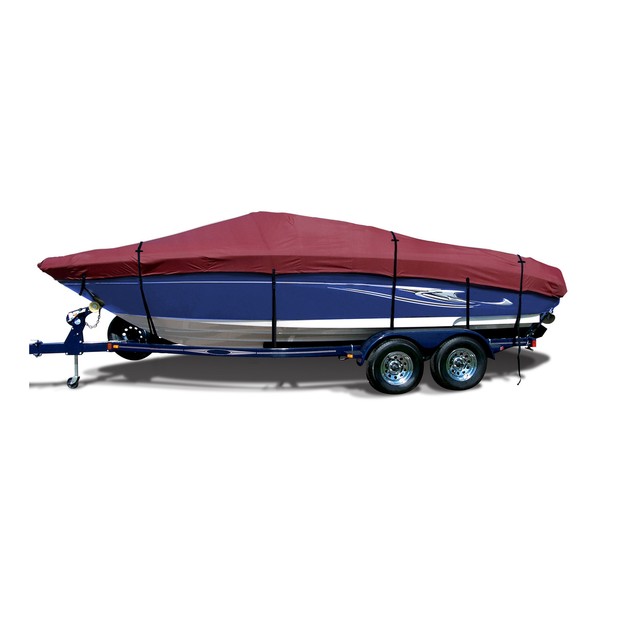 Alumacraft Competitor 165 Tiller Fishing Boat Cover Burgundy Maroon eBay