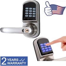 Electronic Smart Keyless Keypad Door Lock Digital Password Entry Door Lock Knob 5