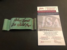 JSA John Farrell 2x World Champ Signed Piece Green Monster Wall Fenway Park Auto