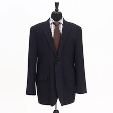 Jones New York 44L Gray Sport Coat Blazer Jacket Solid 2B Wool