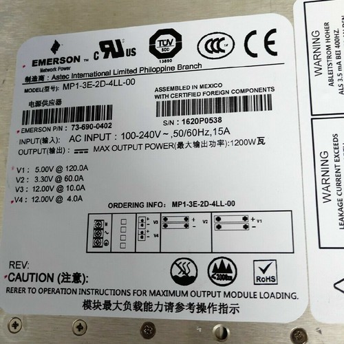 ASTEC plc MP1-3E-2D-4LL-00 refurbished FREE EXPEDITED SHIPPING - Picture 1 of 2