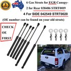 <!--F#f_0-->6 Gas Struts for EGR Canopy Window-2 REAR STRT0019 038486+4 SIDE STRT0020 042549<!--F/-->