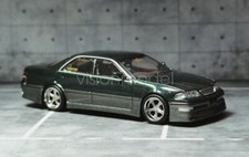 Tarmac 1:64 Green Mark II JZX100 VERTEX Sports Model Diecast Metal Car
