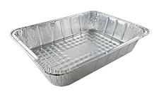 Handi-Foil 14 x 10 x 3 Deep Oblong Lasagna Casserole BBQ Aluminum Pan -REF# 367