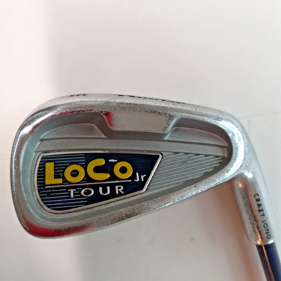 Club de golf Dunlop Loco Jr. #9 hierro para niños varilla de grafito 32" Crazy Long Tour Foto 2 de 4