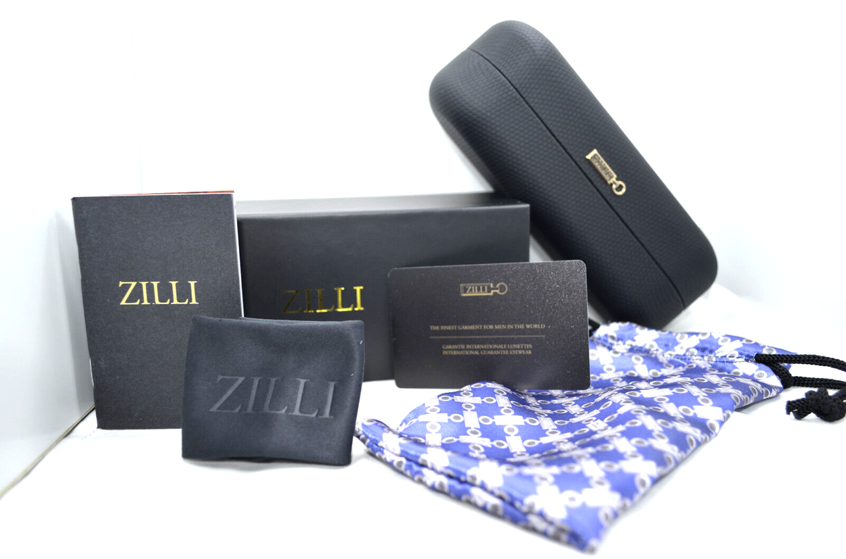 k様オーダー NEW AUTHENTIC ZILLI Sunglasses Frame ZI 65060 C01 Hand Made France