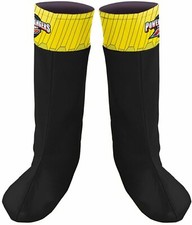 Black Ranger Boot Covers Child Standard