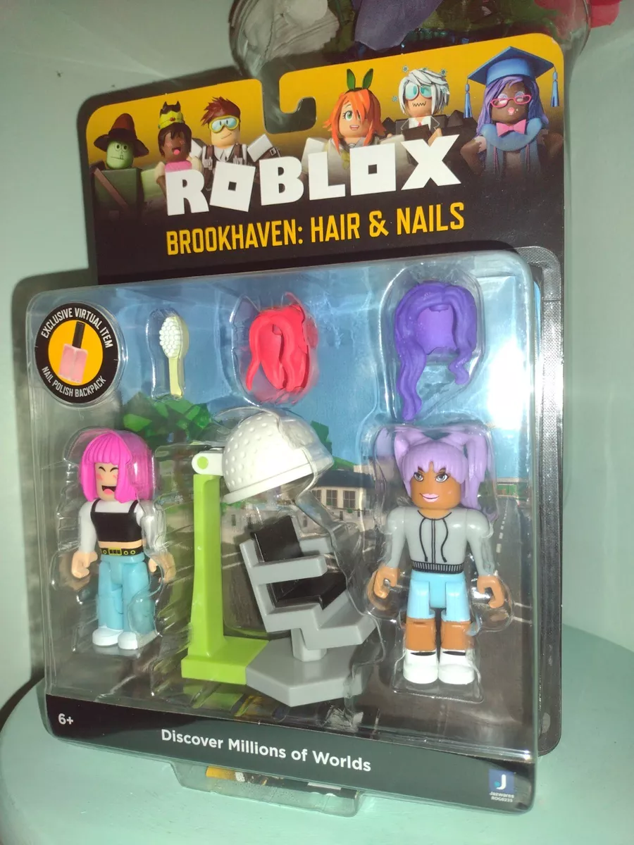 Roblox Brookhaven: Hair & Nails w/ Exclusive Virtual Code Brand New