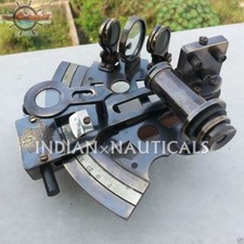SOLID Nautical Brass Marine Sextant Collectible Vintage Ship Astrolabe Sextant