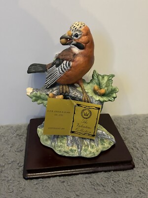 Vintage Fine Porcelain Classic Jay By The Valentino Collection NEUWERTIG 