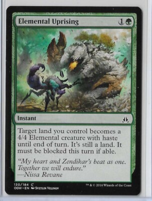 MtG Trading Card Game Oath of the Gatewatch Common Foil Elemental Uprising #130