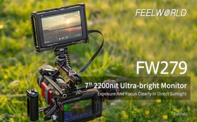 Feelworld FW279S 7'' 4K HDMI/SDI DSLR Field Camera Monitor 2200nits