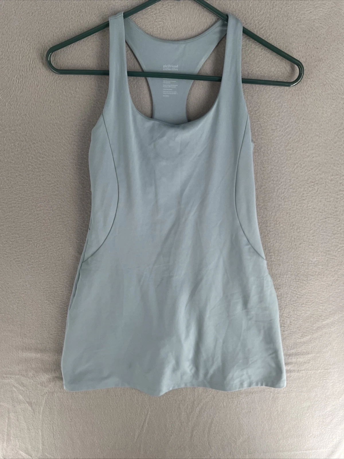 girlfriend-collective a-line active wear dress skort midi razorback 