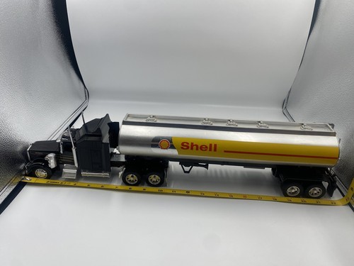 Rare Kenworth W900 1/32 Semi Tractor Trailer Shell Oil Tanker Speedy Power 52813 - Picture 2 of 20