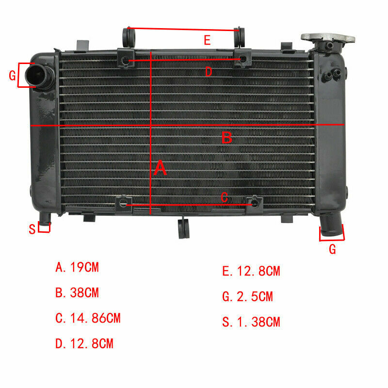 Radiateur Yamaha FZ6 S 2004 2005 2006 pièce refroidissement neuve