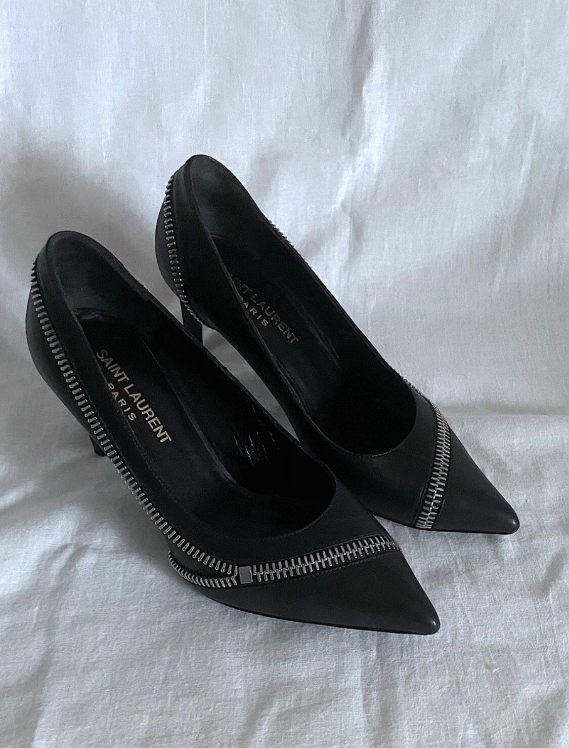 Saint Laurent decolte in pelle nere taglia 37