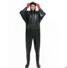 Mens Full Body Fishing Wader Boots Gloves Breathable Hunting Chest Wader Plus SZ