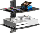 Floating Entertainment Center Shelves, Holds up to 17.6Lbs, TV Shelf with Streng