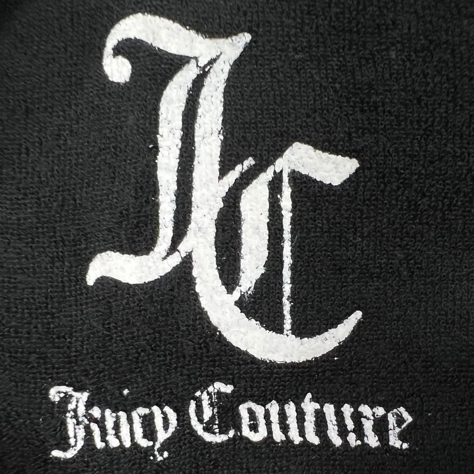 Girls Juicy Couture Black Label Full Zip Terry Hoodie Jacket Size 8 Sporty NWD - Image 4 of 4