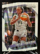 2025 Panini Prizm WNBA Kayla Thornton #17 GS Valkyries White Seismic Prizm