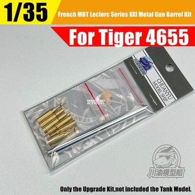 1/35 French Leclerc Series XXI MBT Metal Gun Barrel+Shells Kit for Tiger 4655