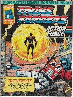 TRANSFORMERS (The) #235 Marvel UK Comics (Sep 1989) Used: Good Condition NO GIFT