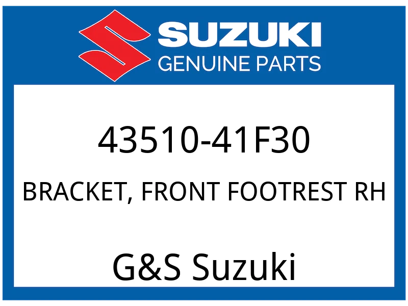 BRACKET, FRONT FOOTREST RH