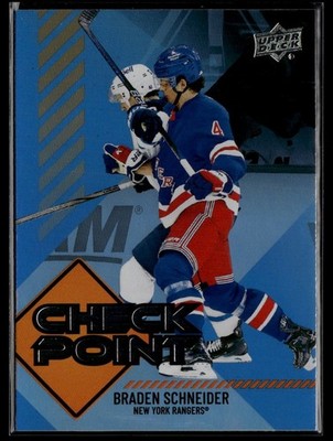 2024-25 Check Point Braden Schneider New York Rangers #CP-10