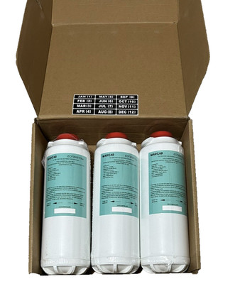 3 MARGAR ECF3000 Filters Compatible with Elkay ezH2O WaterSentry -NEW/SEALED