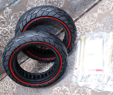 Redline Pair Of 10 X 2.5 SOLID STREET SCOOTER TIRE, UNIVERSAL NON-PNEUMATIC