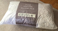 John Lewis Natural Duck Feather Pillow Pair Soft (1) - RRP £28.00