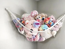 enovoe Jumbo Storage Hammock For Toys Stretches To 6 Feet New