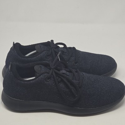 Allbirds Men's 13 Wool Runner Black Fluff WRF Shoes Sherpa 0721 NV1