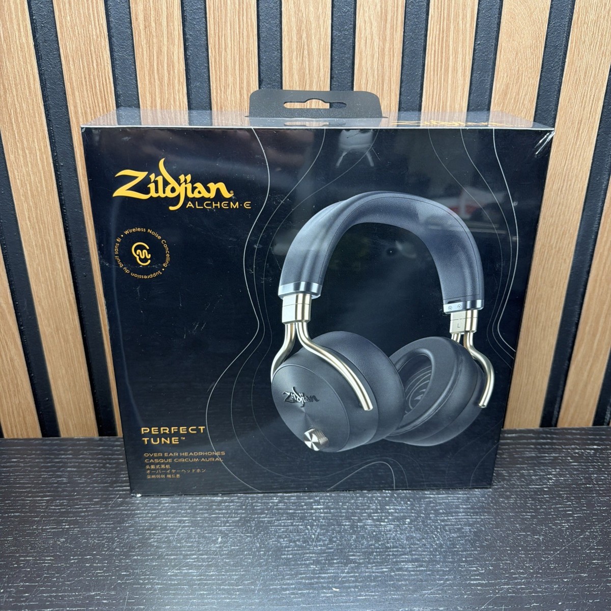 Zildjian ALCHEM-E Perfect Tune Over Ear Wireless Headphones, Black