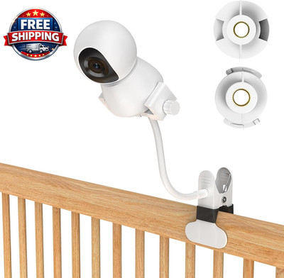 Universal Baby Monitor Mount 2026 Upgraded - Adjustable Gooseneck Flex Stand for