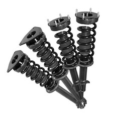 Air to Coil Spring Complete Shock Struts Kit For Audi A8 D3 4E 2002-2010