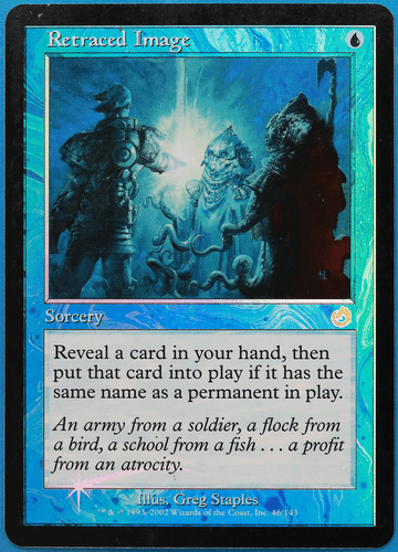 Retraced Image FOIL Torment HEAVILY PLD Blue Rare MTG CARD (ID# 498794) ABUGames - Picture 1 of 2