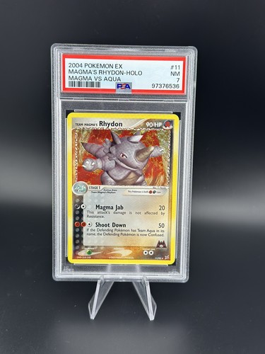 Team Magma's Rhydon graded PSA 7 for sale on eBay