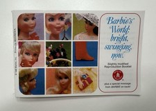 1968 Barbies World Bright Swinging Now Mattel Inc. Fashion Booklet