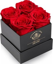 Preserved Rose, Mothers Day Roses in a Box, Forever Preserved Roses Gift for ...