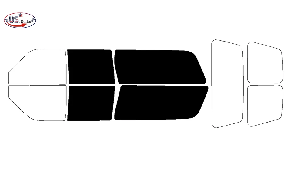 Kit de película de tinte de ventana de 2 capas precortada personalizada computarizada para Chevy Suburban 92-99 Foto 3 de 4