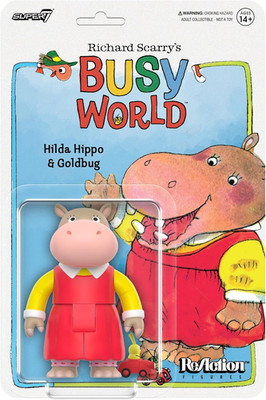 Richard Scarry Hilda Hippo and Goldbug - 3.75'' Richard Scarry Books Acti